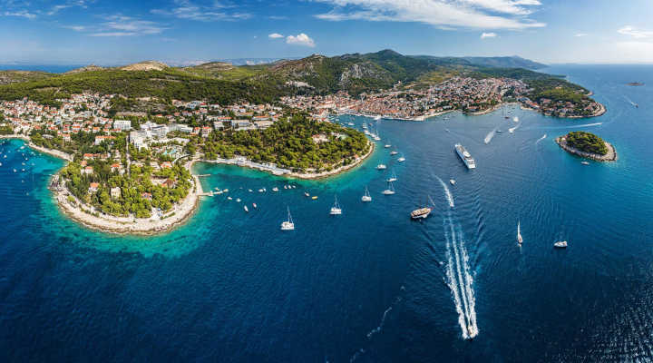 Chartering a Yacht in Croatia, and sailing to the Island of HVAR