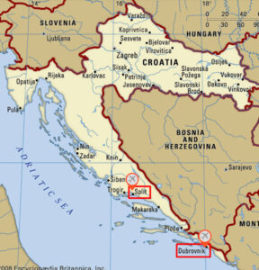 Yacht charter split and dubrovnik destinations