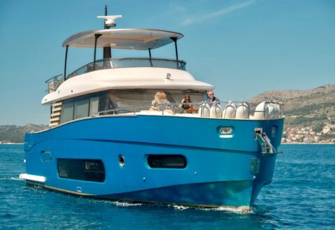 Azimut Magellano for charter in Croatia